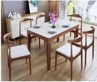 T08高级长方桌，胡桃色  1.35米带炉一桌四椅650元，现货11套。 - 伊犁28生活网 yili.28life.com